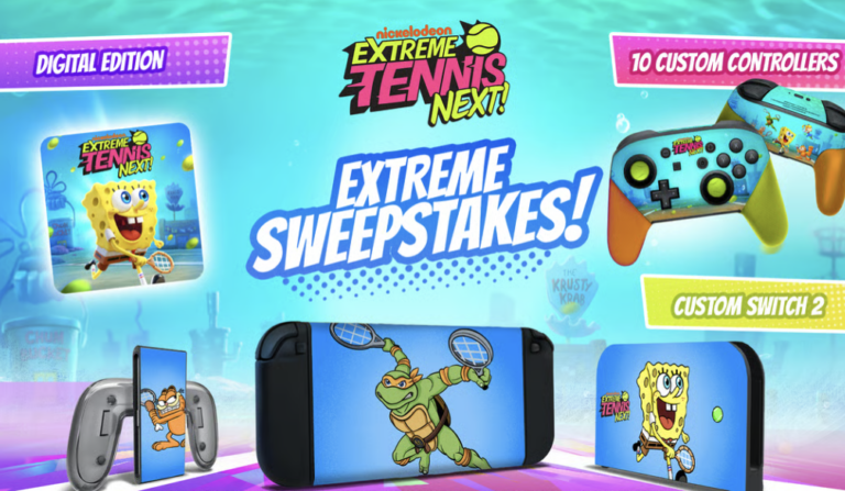 2026 Nickelodeon Extreme Tennis: Next! Launch Sweepstakes