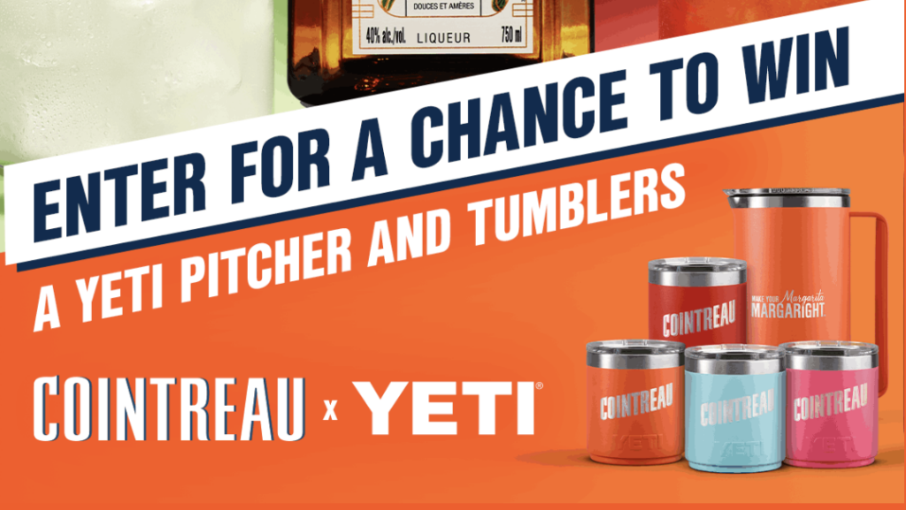 Cointreau Summer Sweepstakes 2026: Win One of 150 YETI Kits ($200 Value Each!)