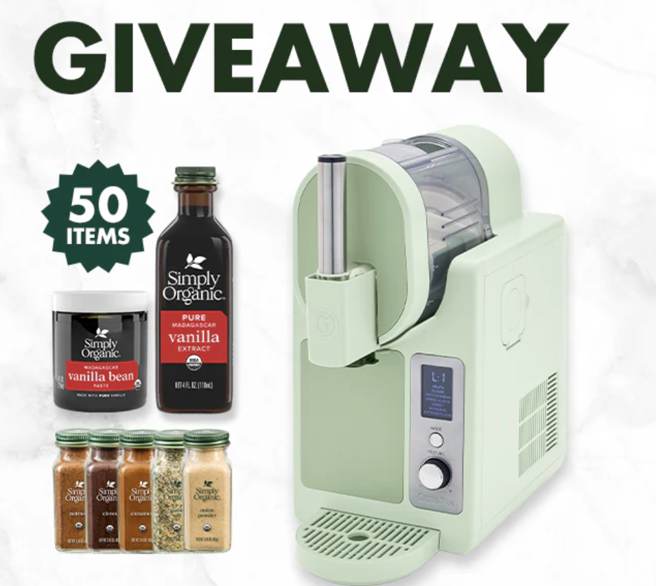 2026 Simply Organic Sweepstakes: Win GreenPan Frost Pro in Pistachio & Simply