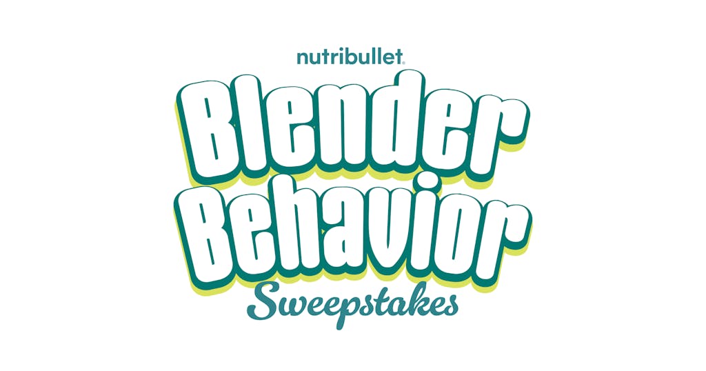 Win a $1,000 Visa Gift Card in the Nutribullet Blender Behavior Sweepstakes