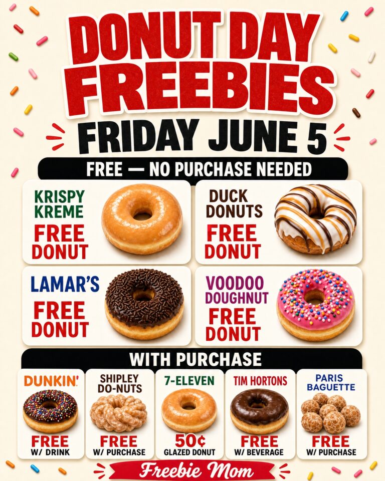 National Donut Day June 5th