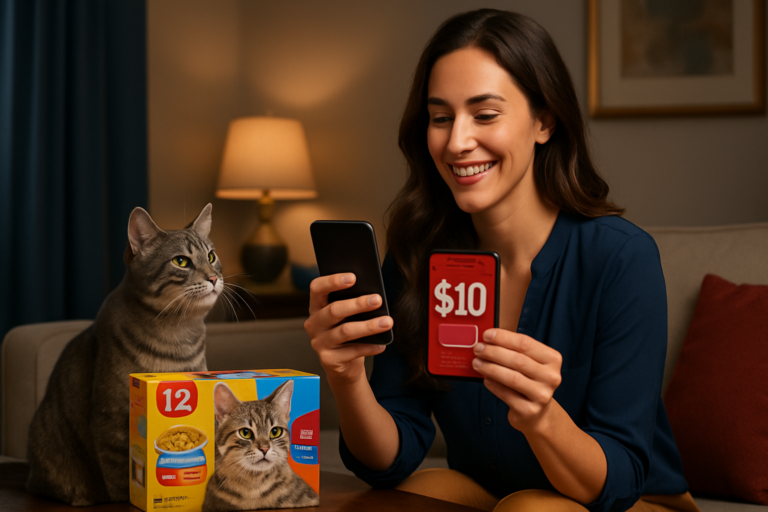 Purina myPurina App Freebie: Grab a $10 Coupon for Friskies 12-Count Cat Food