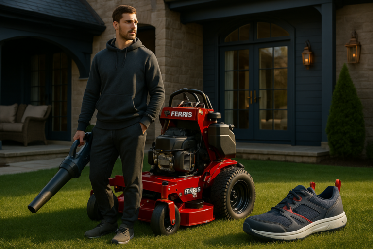 Win a Ferris 32″ Stand On Mower; Kujo Yard Shoes in the Stripe Life Spring Giveaway