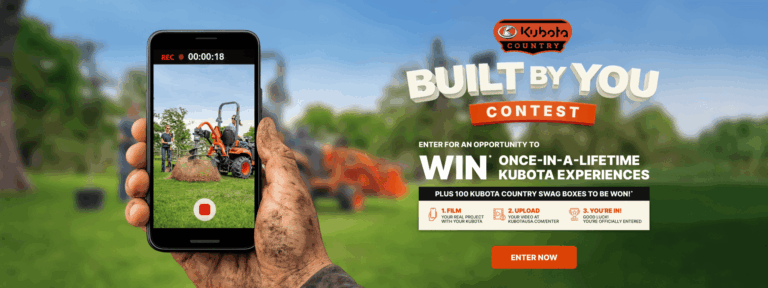 2026 Kubota “Built By You” Sweepstakes