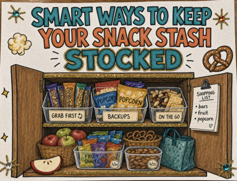 Smart Ways to Keep Your Snack Stash Stocked