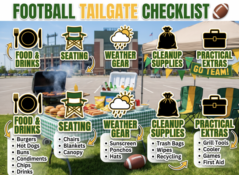 Football Tailgate Checklist: What to Pack for an Easier Game Day