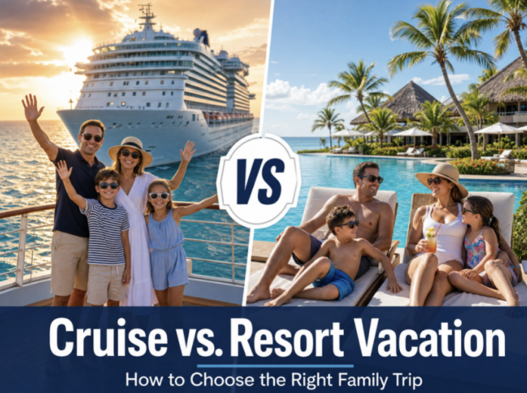 Cruise vs. Resort Vacation: How to Choose the Right Family Trip