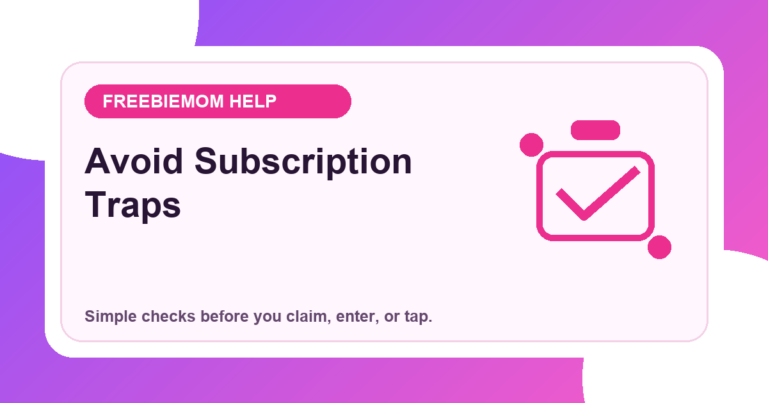 How to Avoid Freebie Subscription Traps