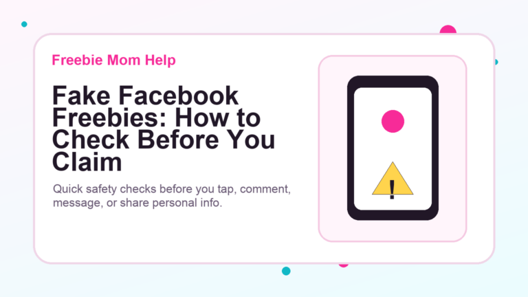 Fake Facebook Freebies: How to Check Before You Claim