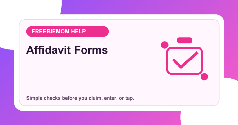 Sweepstakes Affidavit Forms: What Potential Winners Should Know