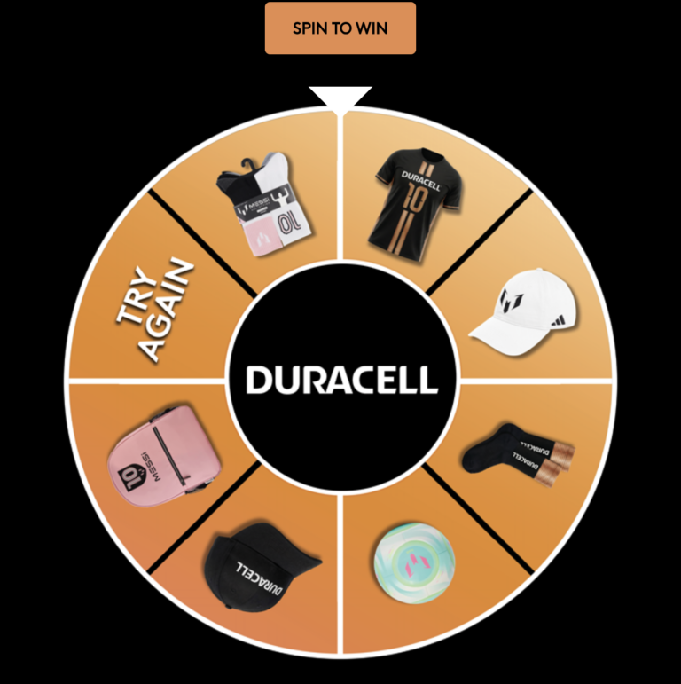 128 Winners Score Signed Messi Gear and More in the Duracell x Messi Instant Win Promotion