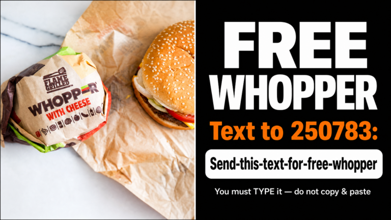 Is the Free Whopper Text Going Around Facebook Real? How to Try It