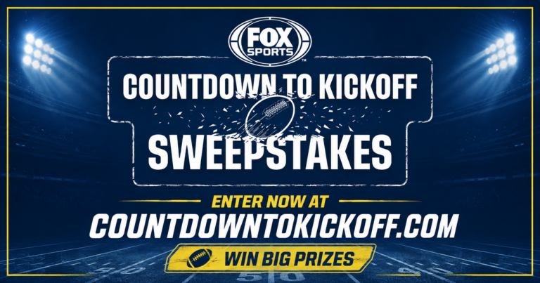 3 Winners Get $599 Game-Day Bundles in the FOX Sports Countdown to Kickoff Sweepstakes