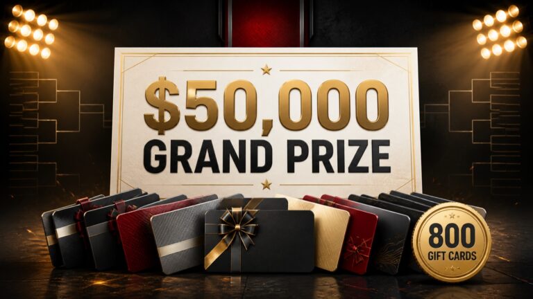Grizzly Giveaway 2026: Win $50,000 or One of 800 Gift Cards