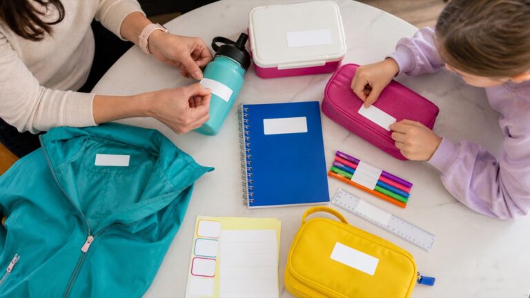 How to Label School Supplies So They Actually Come Back Home