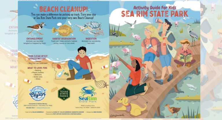 Free Sea Rim Activity Guide for Kids by Mail + Port Arthur Visitor Guides