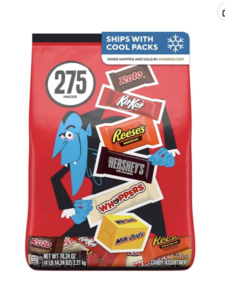 Halloween Candy Giveaway — 275 Pieces, 78.24 oz