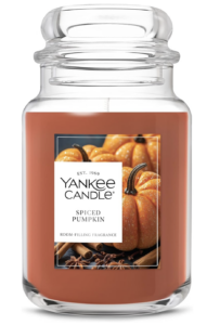 Yankee Candle Spiced Pumpkin large jar candle