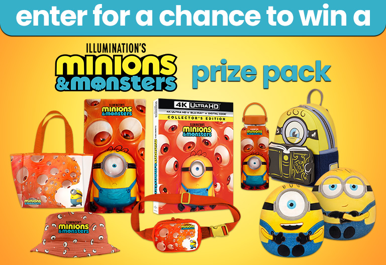5 Winners! Win Minions & Monsters Swag, a Loungefly Backpack & More!