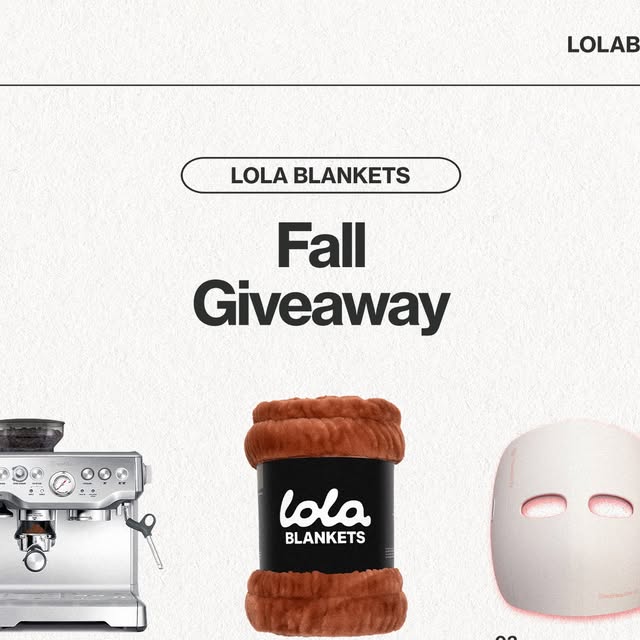 Win a $14,000 Fall Prize Pack in the Lola Blankets Giveaway