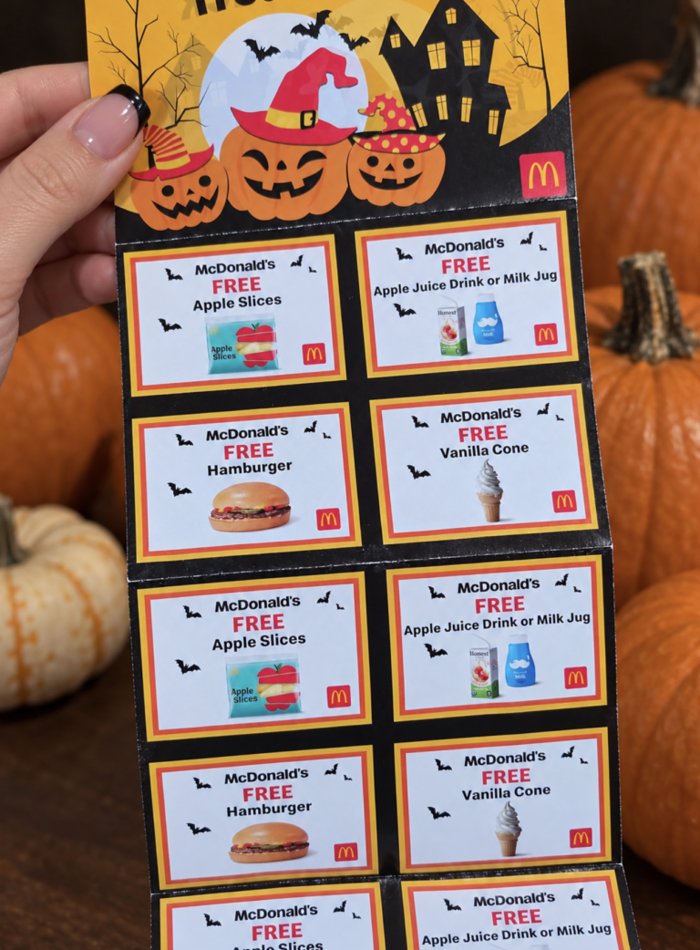 McDonald’s Halloween Treats Books: 12 FREE Food Coupons for $2