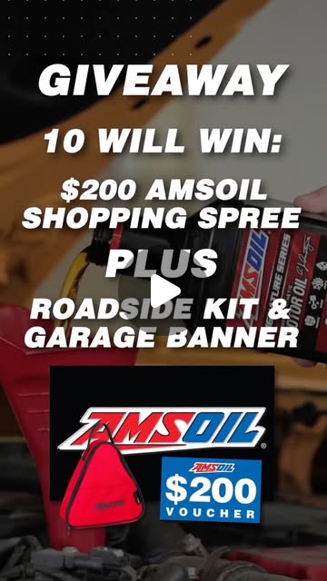10 Winners! Win a $200 AMSOIL Gift Card & More