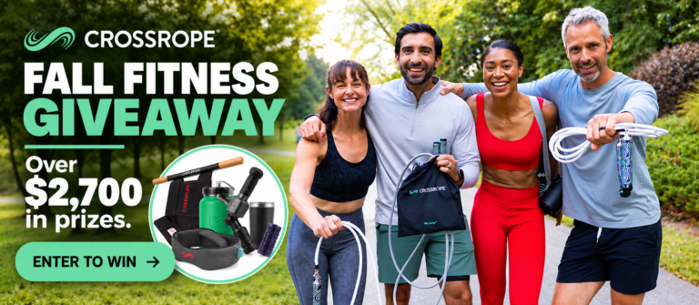 Crossrope Fall Fitness Giveaway: 3 Winners, $2,707 in Prizes