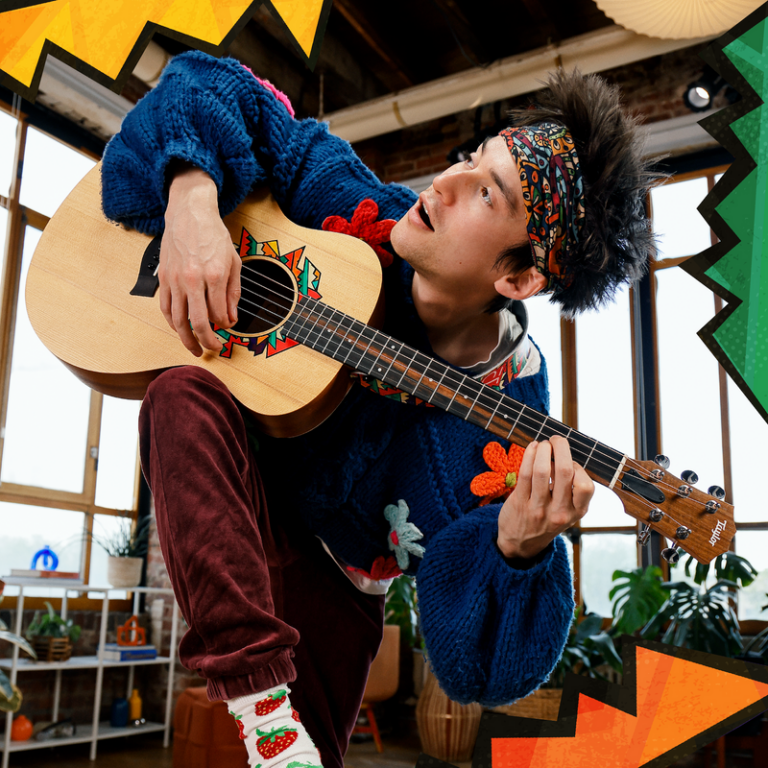 Win a Jacob Collier Taylor Guitar + D’Addario Gear