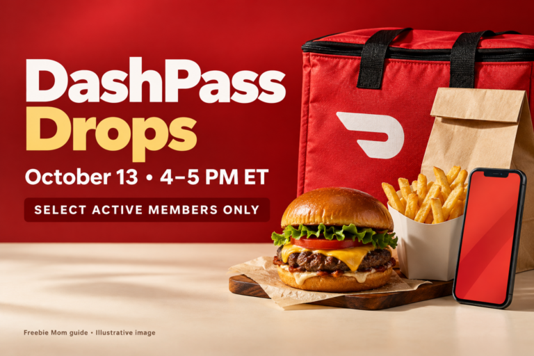 DoorDash DashPass Drops: October 13 Time & How to Claim