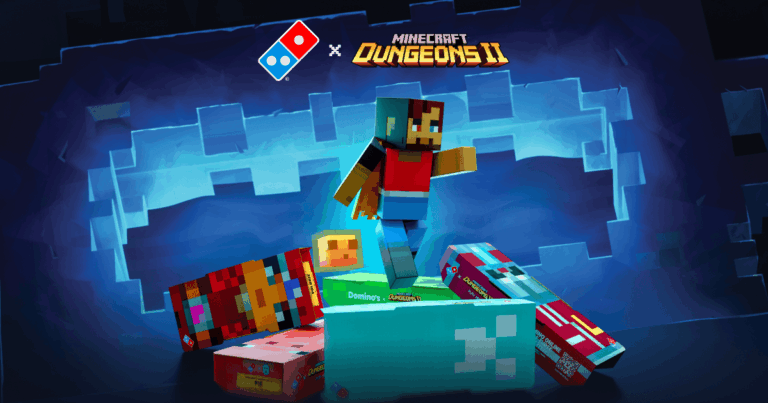 Domino’s Minecraft Dungeons II Giveaway: 20,000 Winners