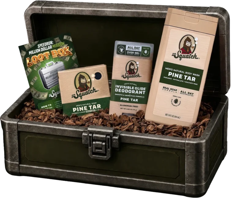 Dr. Squatch Loot Box: $10,000 Prizes + Mail-In Entry