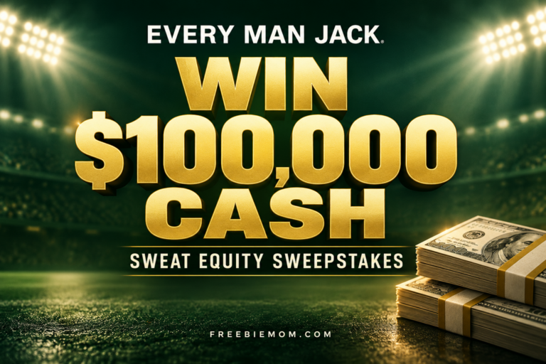 Win $100,000 Cash: Every Man Jack Sweat Equity Giveaway