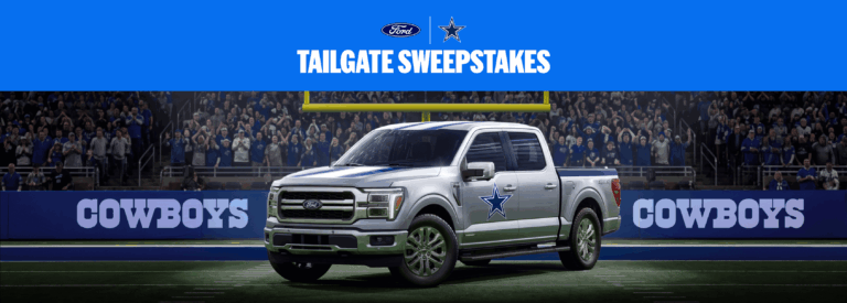 Ford Tailgate Sweepstakes: Win an F-150 or NFL Trip