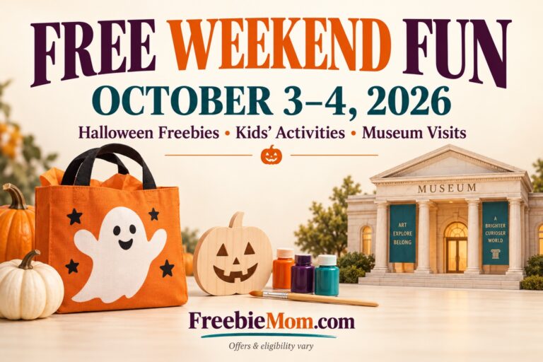 Free Things to Do This Weekend: October 3–4, 2026