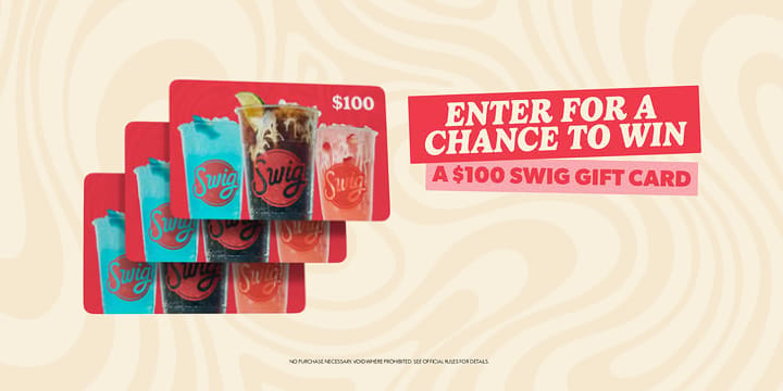 Swig Instant Win Serves Up $100 Gift Cards, Free Drinks and More