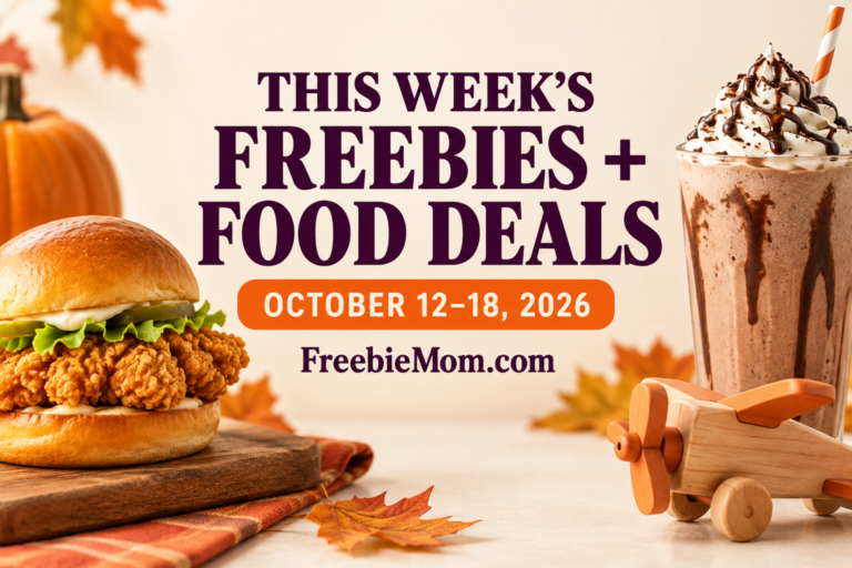 Freebies & Food Deals Calendar: October 12–18, 2026