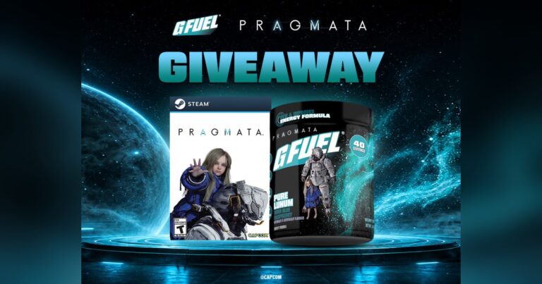 G FUEL PRAGMATA Giveaway: 3 Game & Energy Tub Winners