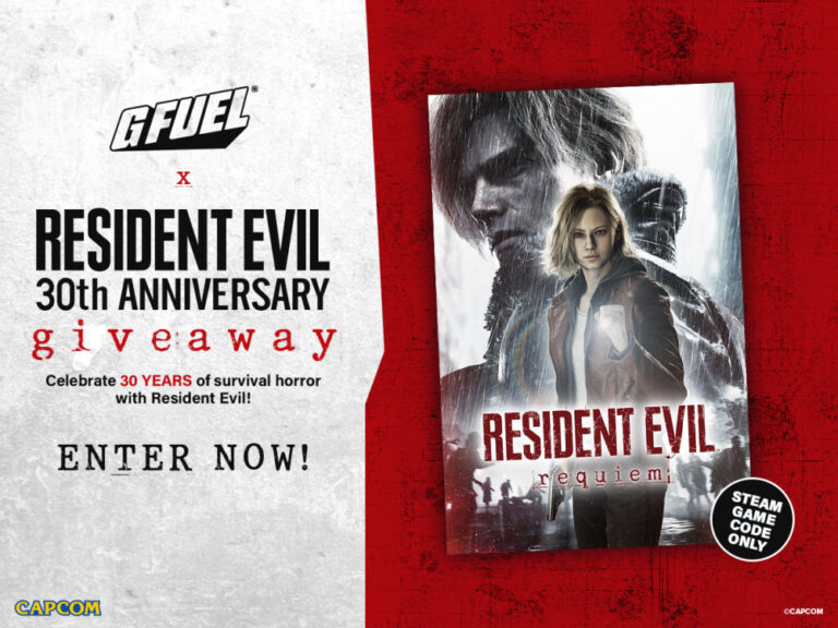G FUEL Giveaway: Win Resident Evil Requiem on Steam