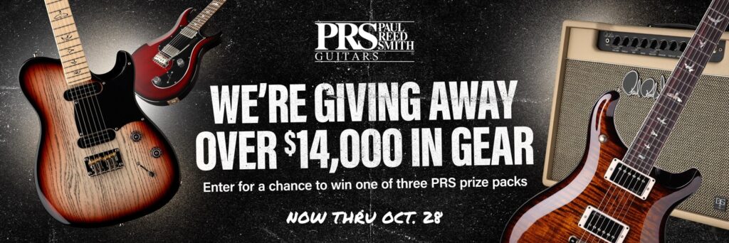 Guitar Center PRS Digital Sweepstakes