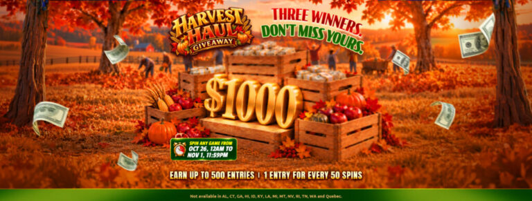 Hard Rock Harvest Haul: 3 Win $1,000—Free Email Entry