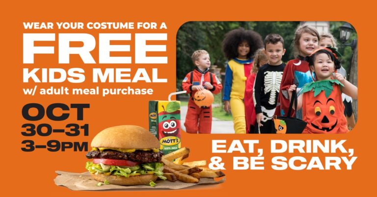 Kids Eat Free on Halloween 2026: Deals & Costume Rules