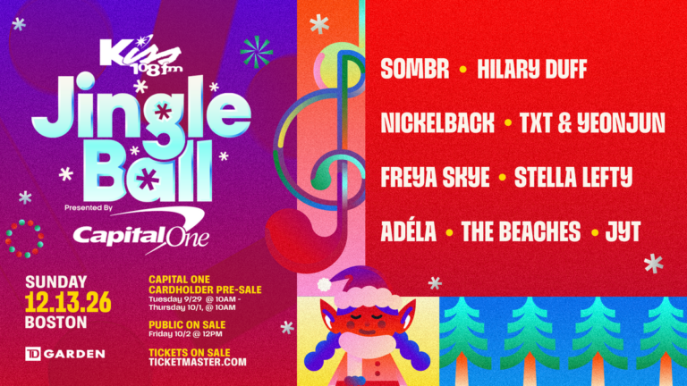 Win 2 Kiss 108 Jingle Ball Tickets in Boston
