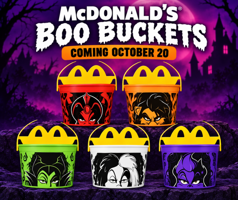 McDonald’s Boo Buckets 2026 Leaked: 5 Disney Villains!