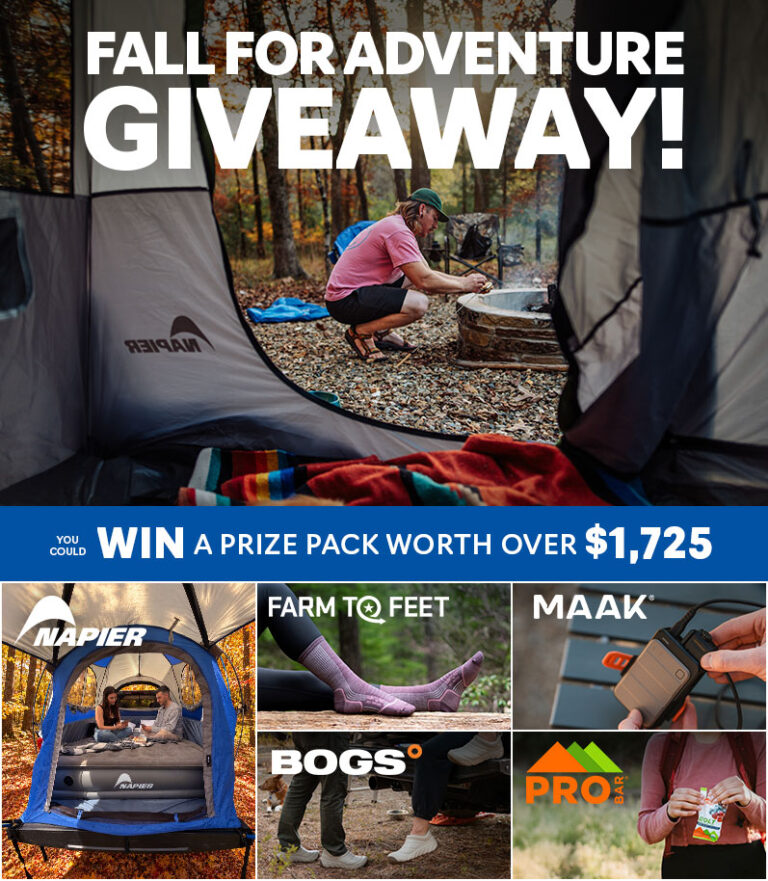 Napier Fall for Adventure Giveaway: Win a Camping Bundle!
