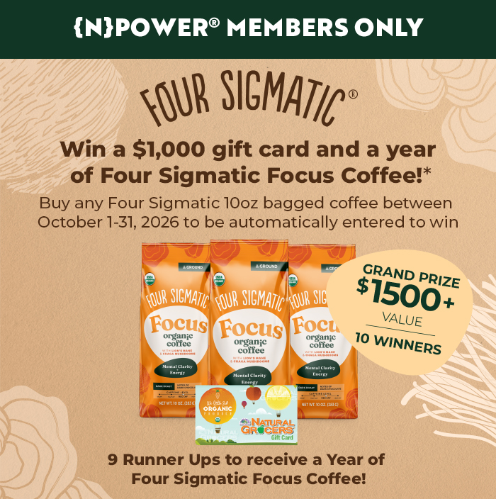 Natural Grocers Four Sigmatic Sweepstakes