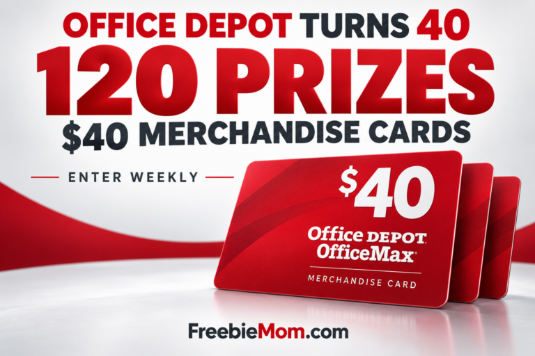 Office Depot Giveaway: Win One of 120 $40 Merchandise Cards