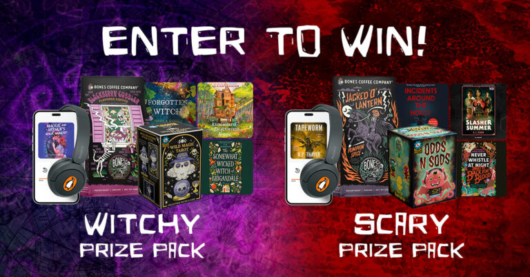 Win Halloween Audiobooks, Headphones & Coffee