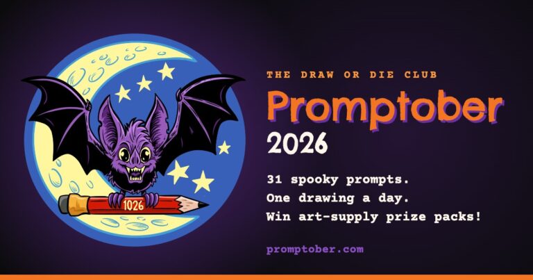 Promptober Giveaway: 13 Art-Supply Prize Packs
