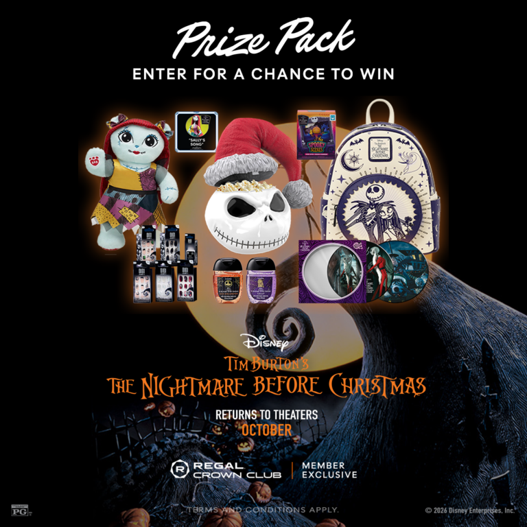 Regal Giveaway: Win Nightmare Before Christmas Gear!