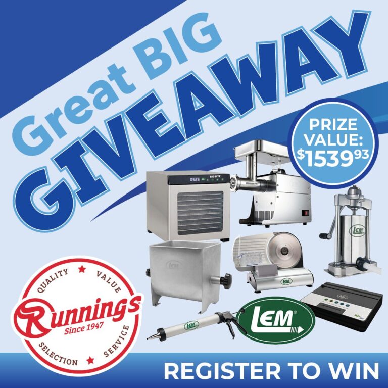Runnings Giveaway: Win a $1,539 LEM Equipment Package